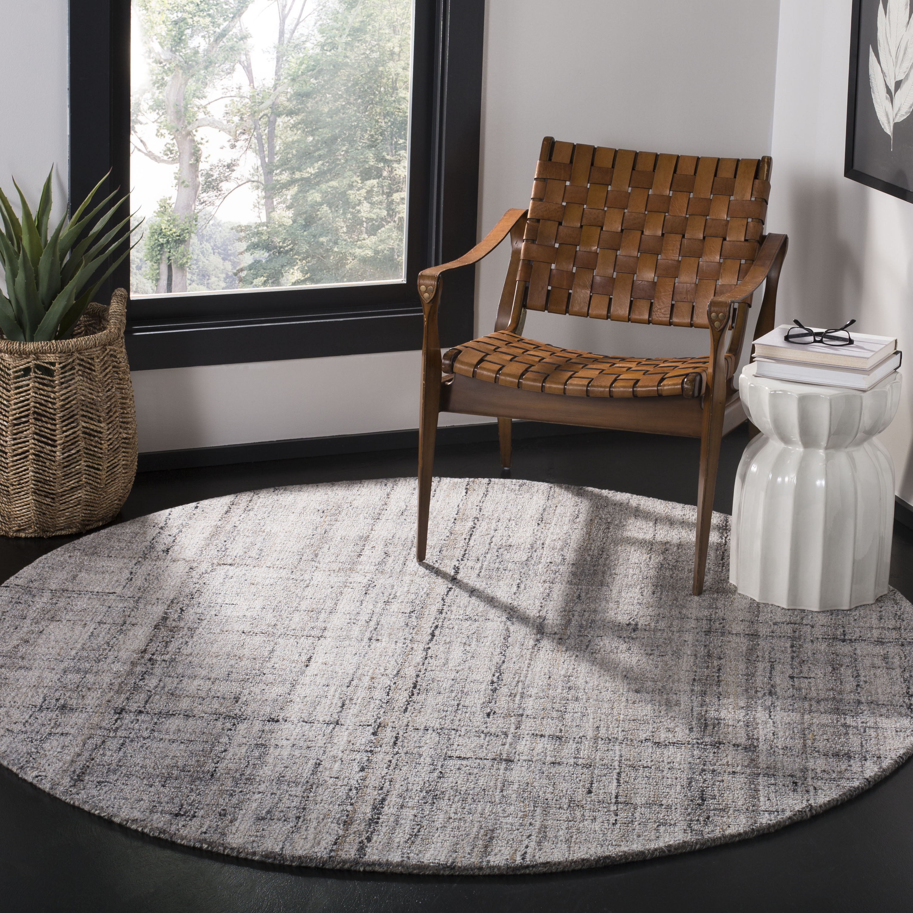 Camel Ivory Abstract Rug Safavieh Hand Tufted Abstract Collection Camel / Black Area Rugs ...