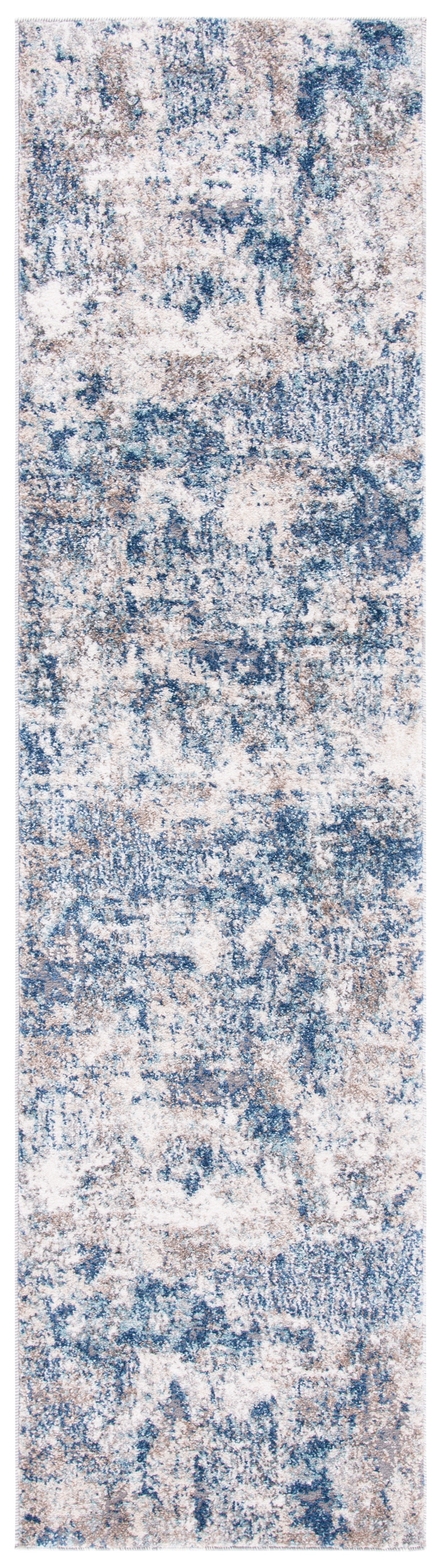 Safavieh Power Loomed Aston Collection Grey / Navy Area Rugs – ASN712F