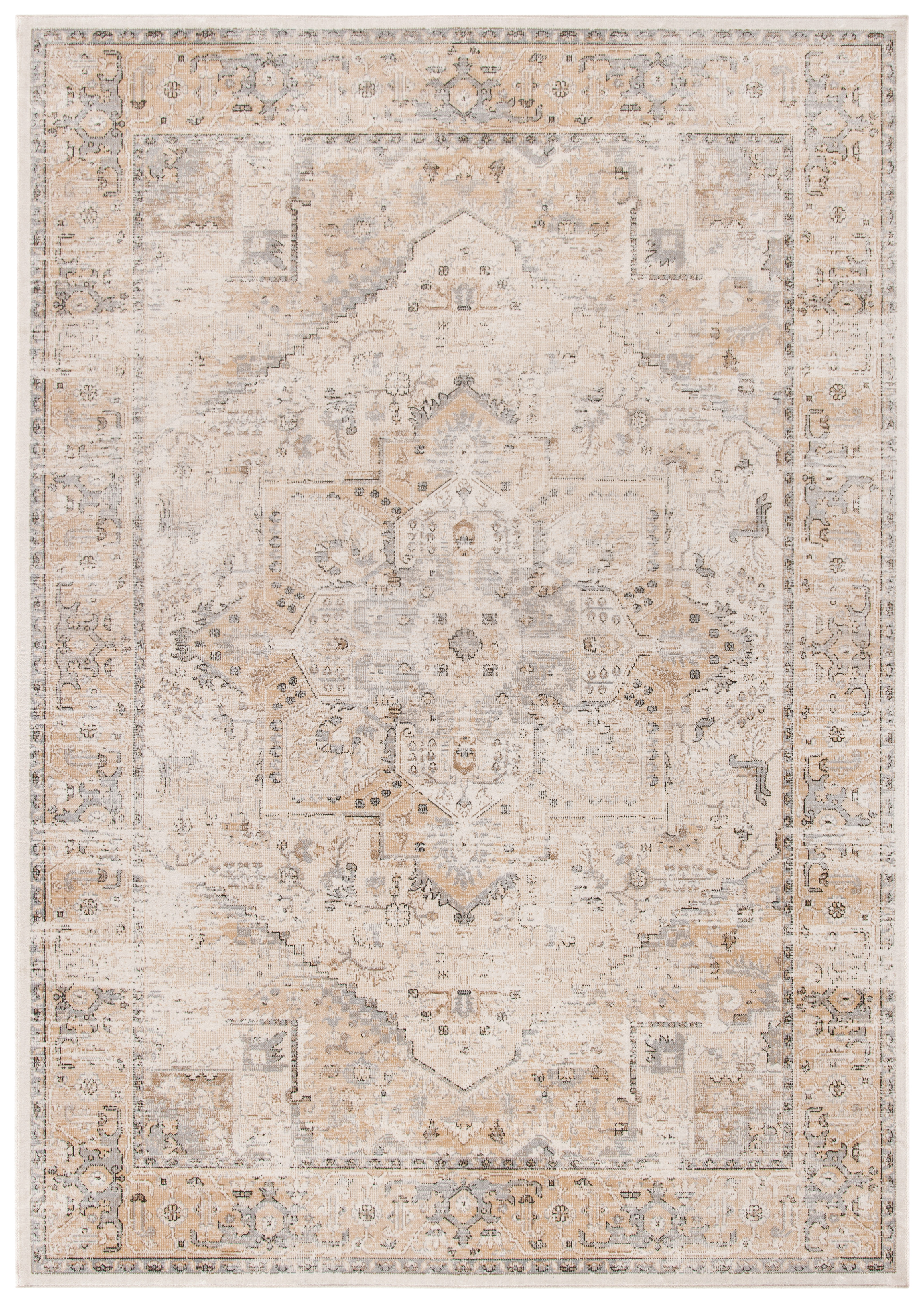 Safavieh Power Loomed Atlas Collection Camel / Stone Area Rugs – ATL976C