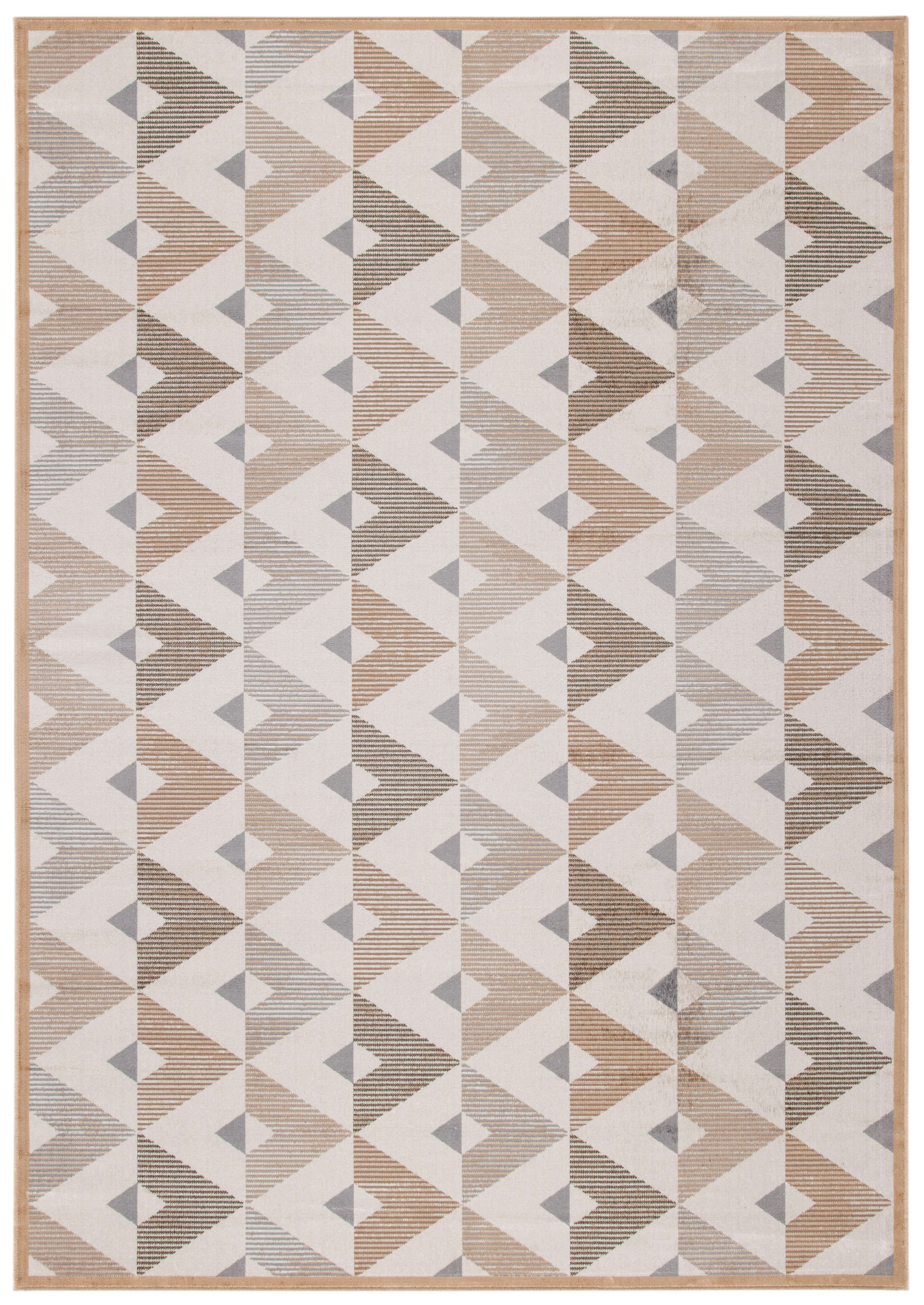 Safavieh Power Loomed Atlas Collection Beige / Grey Area Rugs – ATL980B