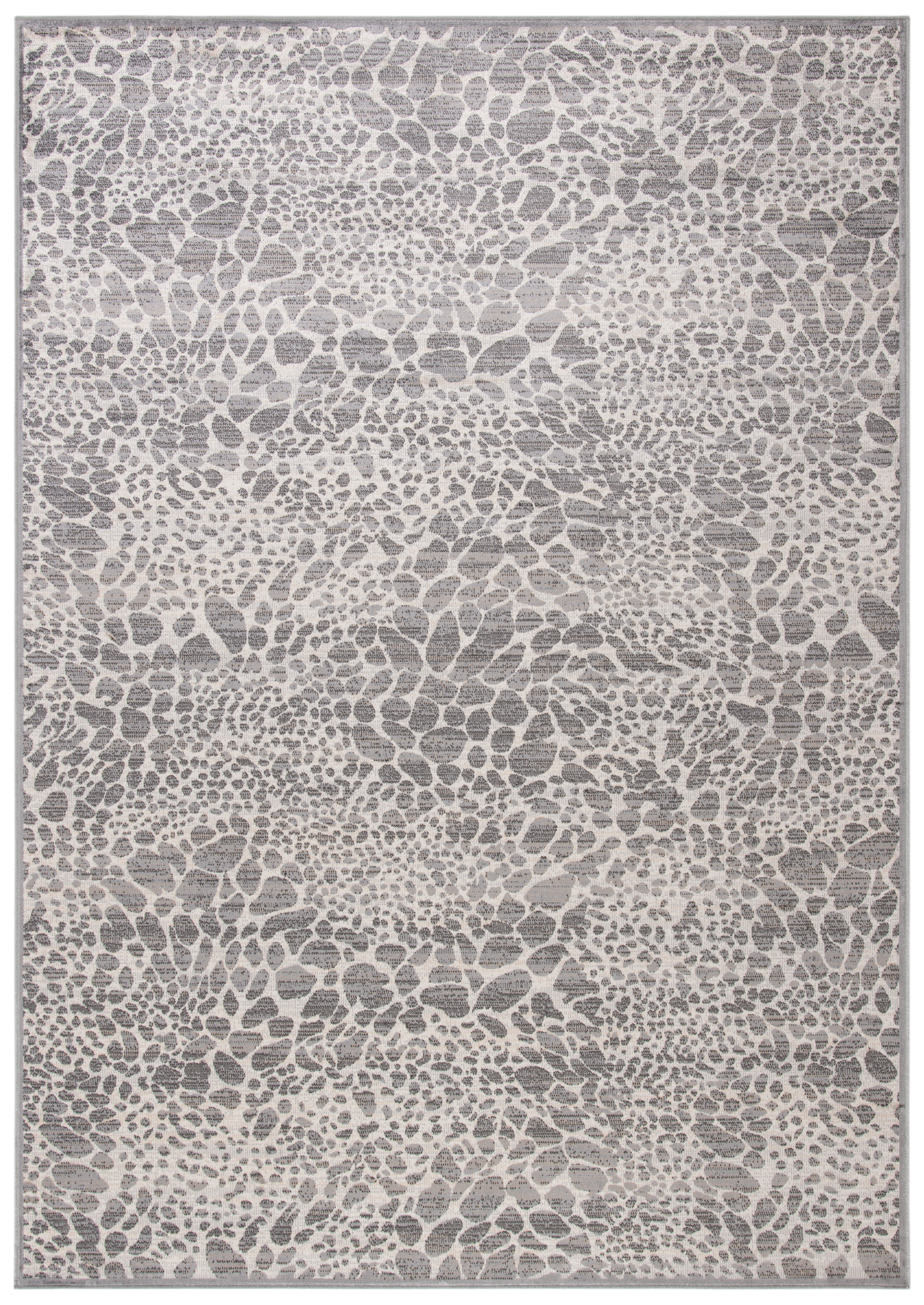 Safavieh Power Loomed Atlas Collection Ivory / Grey Area Rugs – ATL985G