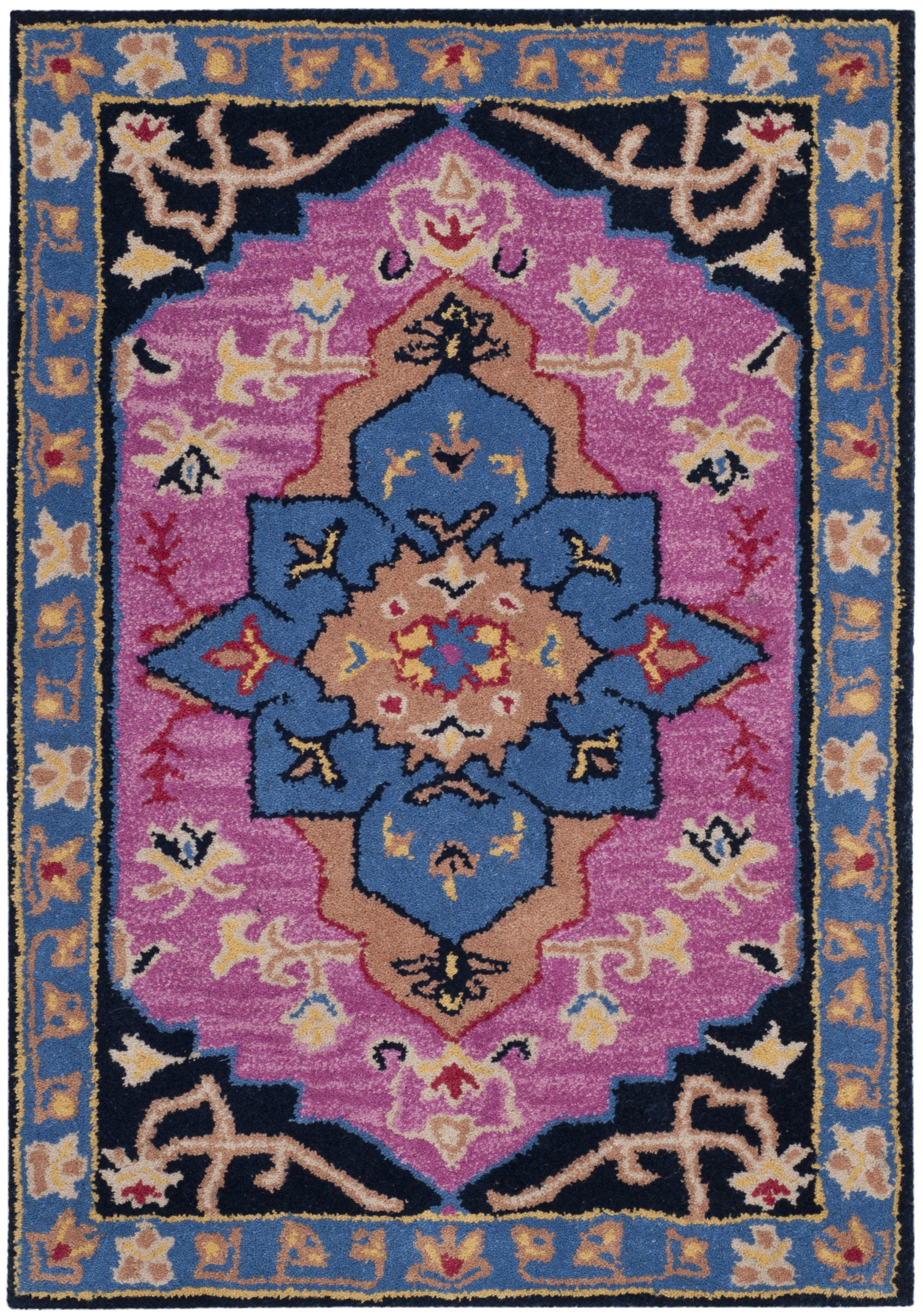 Safavieh Hand Tufted Bellagio Collection Pink / Multi Area Rugs – BLG506A