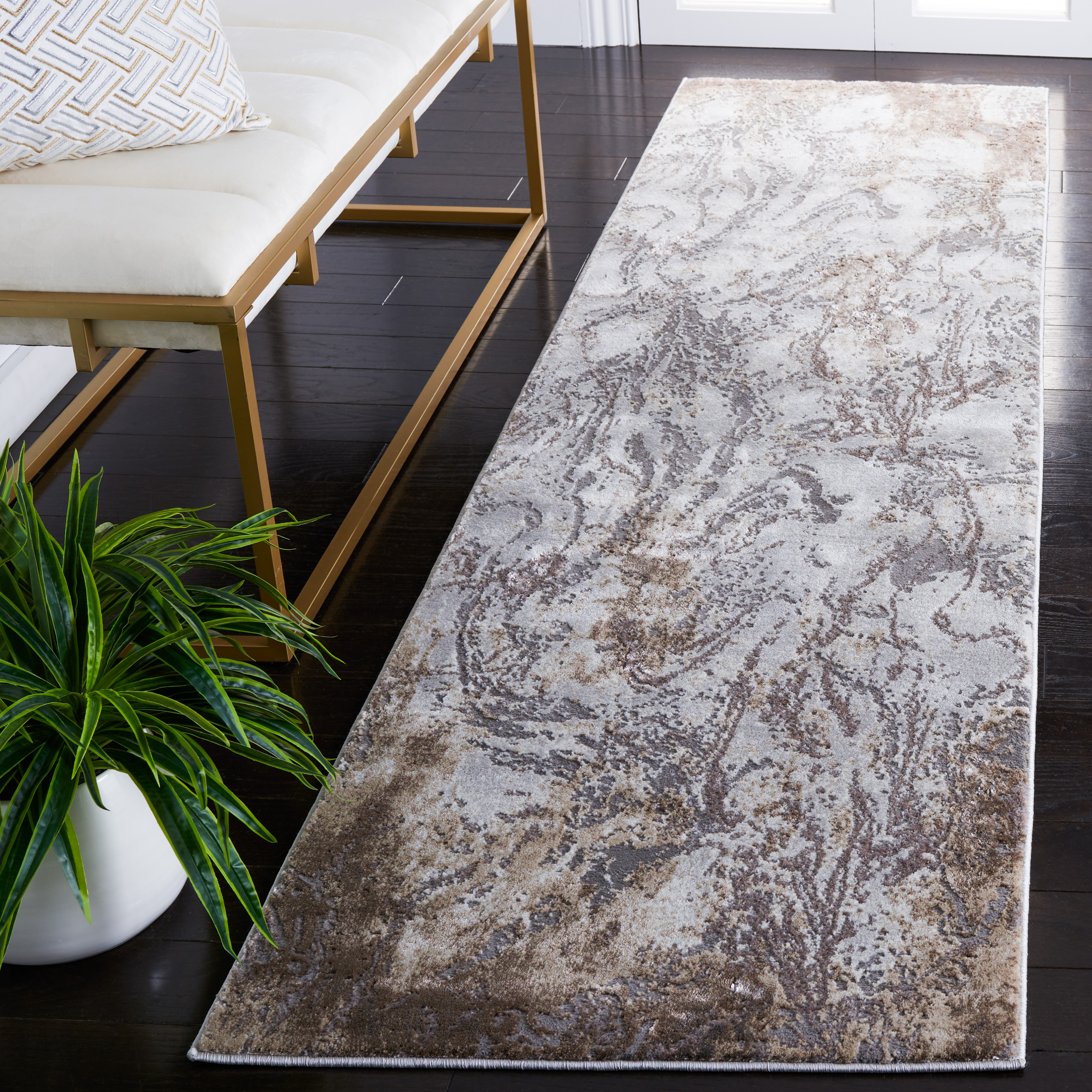 Safavieh Power Loomed Craft Collection Grey / Taupe Area Rugs – CFT864H