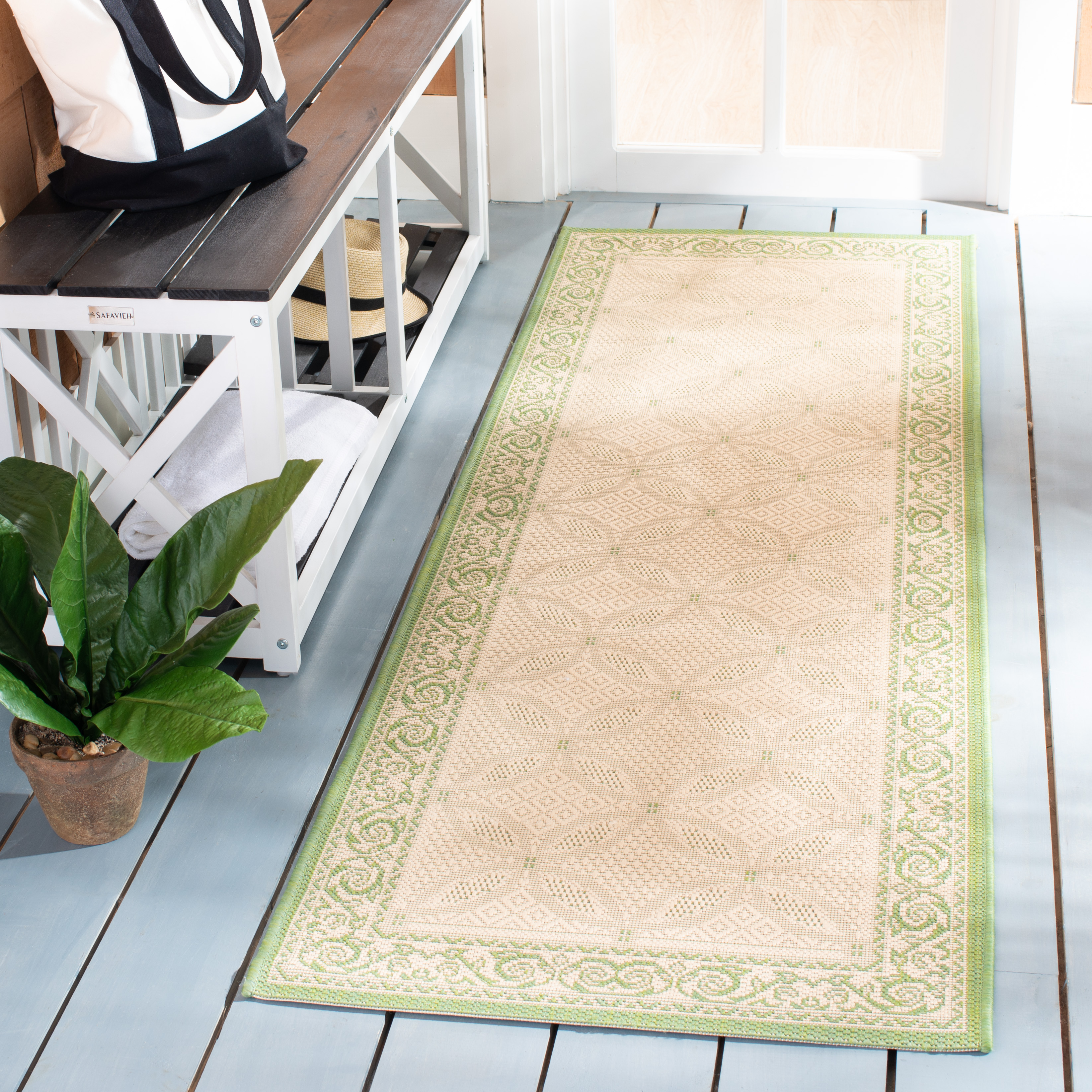 Outdoor Natural Details about   Safavieh Indoor Olive Area Rugs CY1502-1E01 