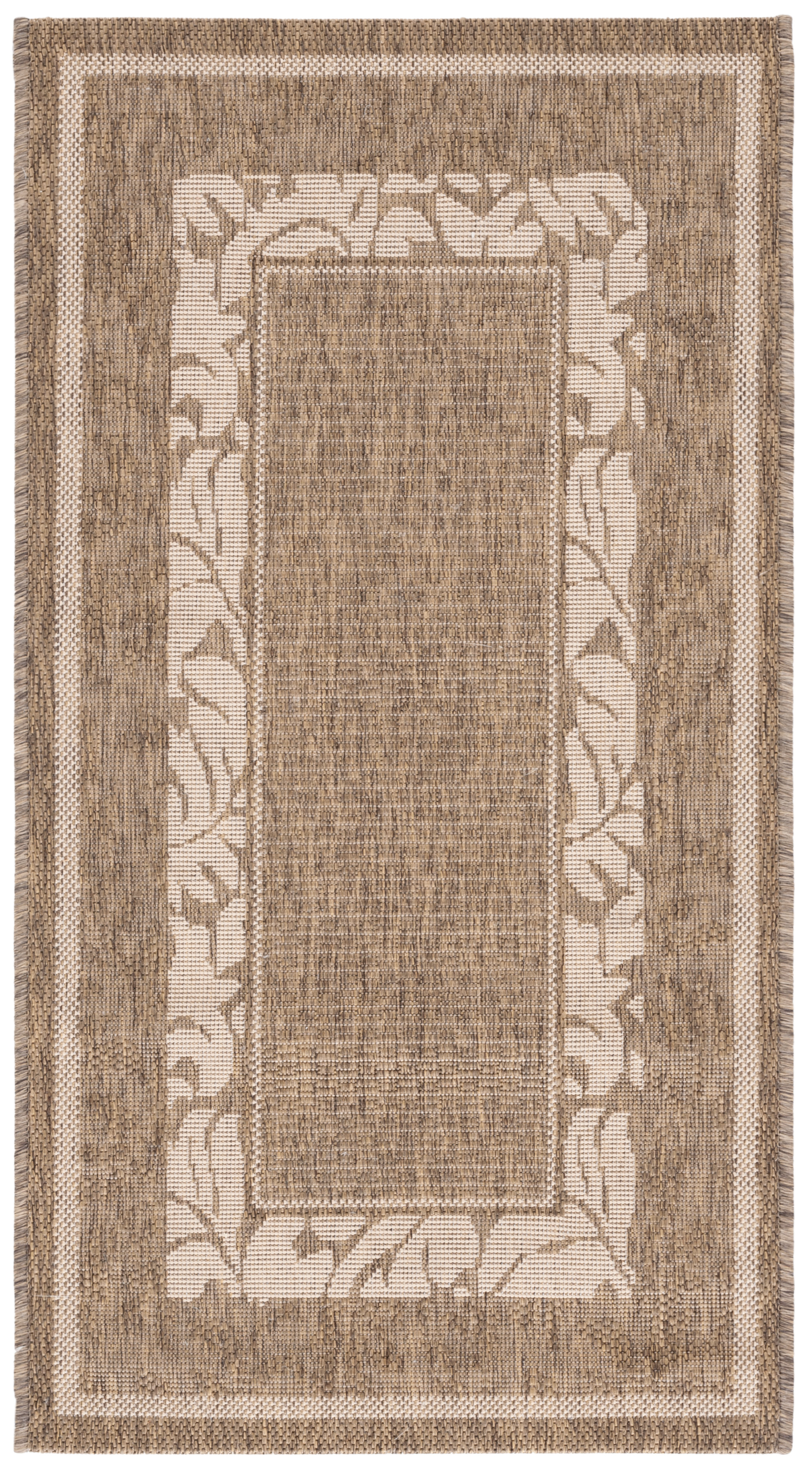 Safavieh Indoor / Outdoor Brown / Natural Area Rugs – CY1704-3009