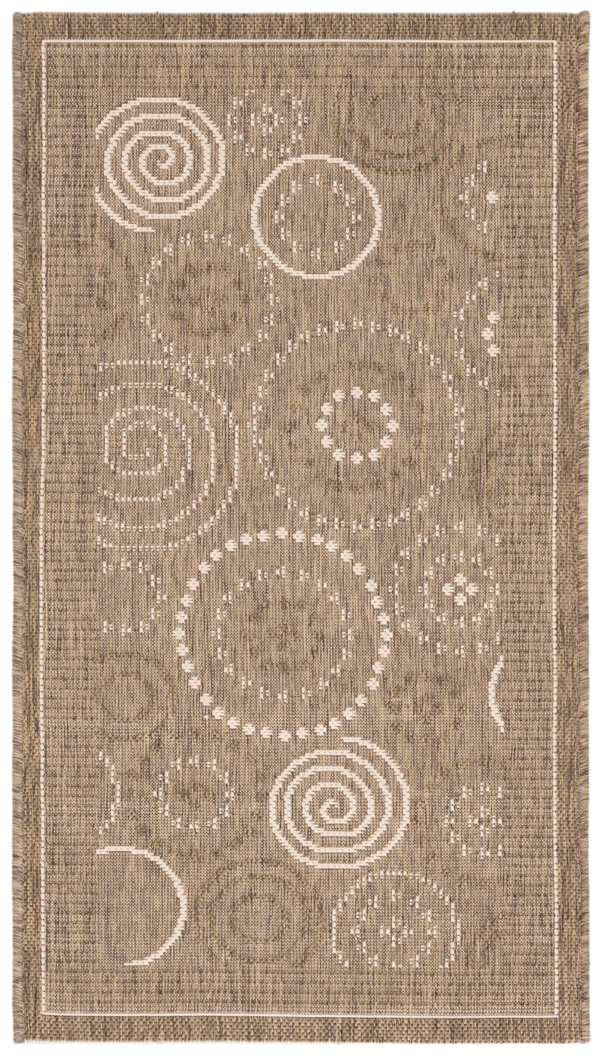 Safavieh Indoor / Outdoor Brown / Natural Area Rugs – CY1906-3009