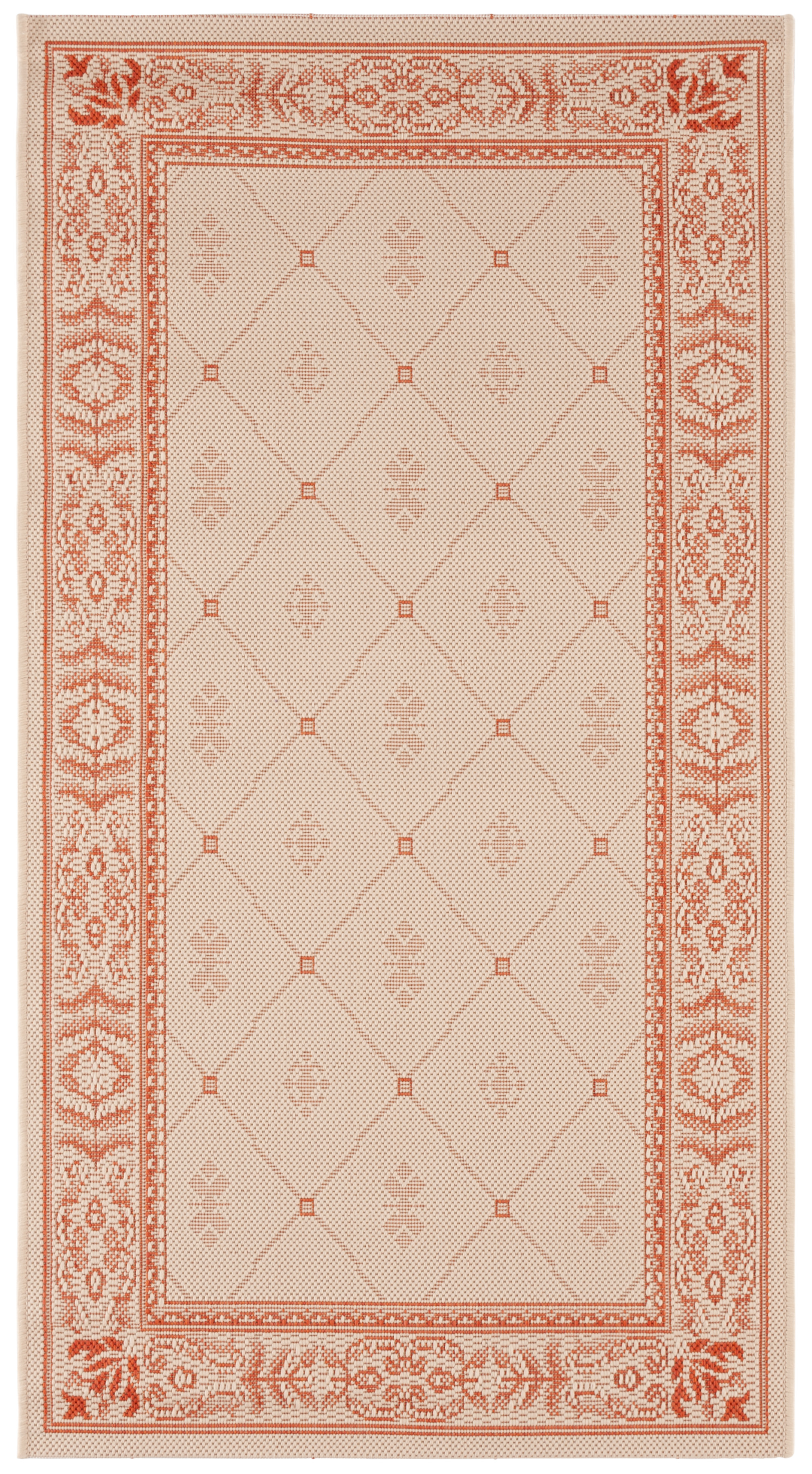 Safavieh Indoor / Outdoor Natural / Terracotta Area Rugs – CY2326-3201