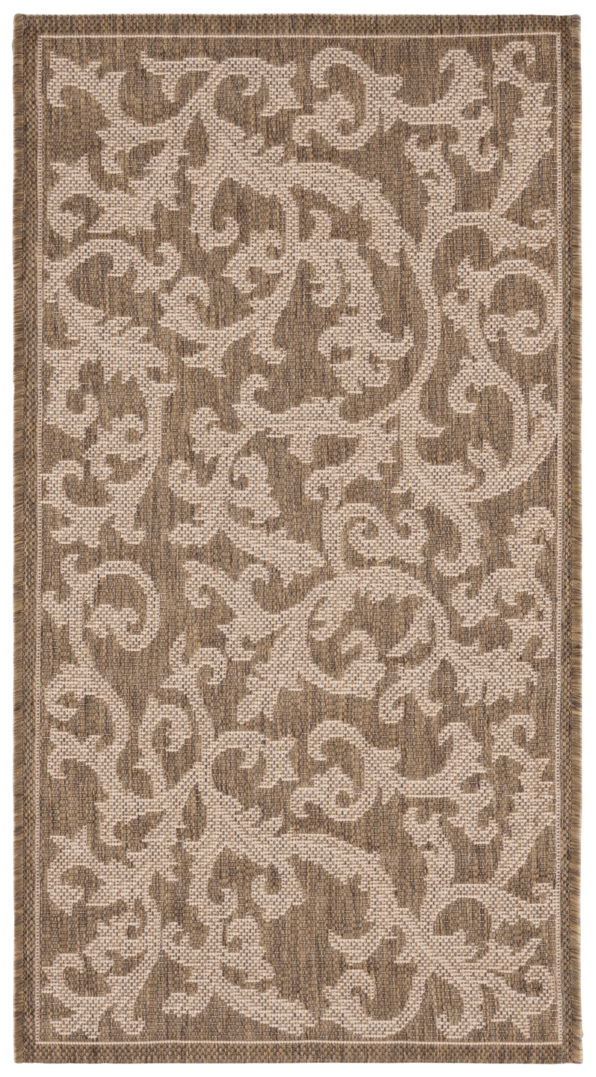 Safavieh Indoor / Outdoor Brown / Natural Area Rugs – CY2653-3009