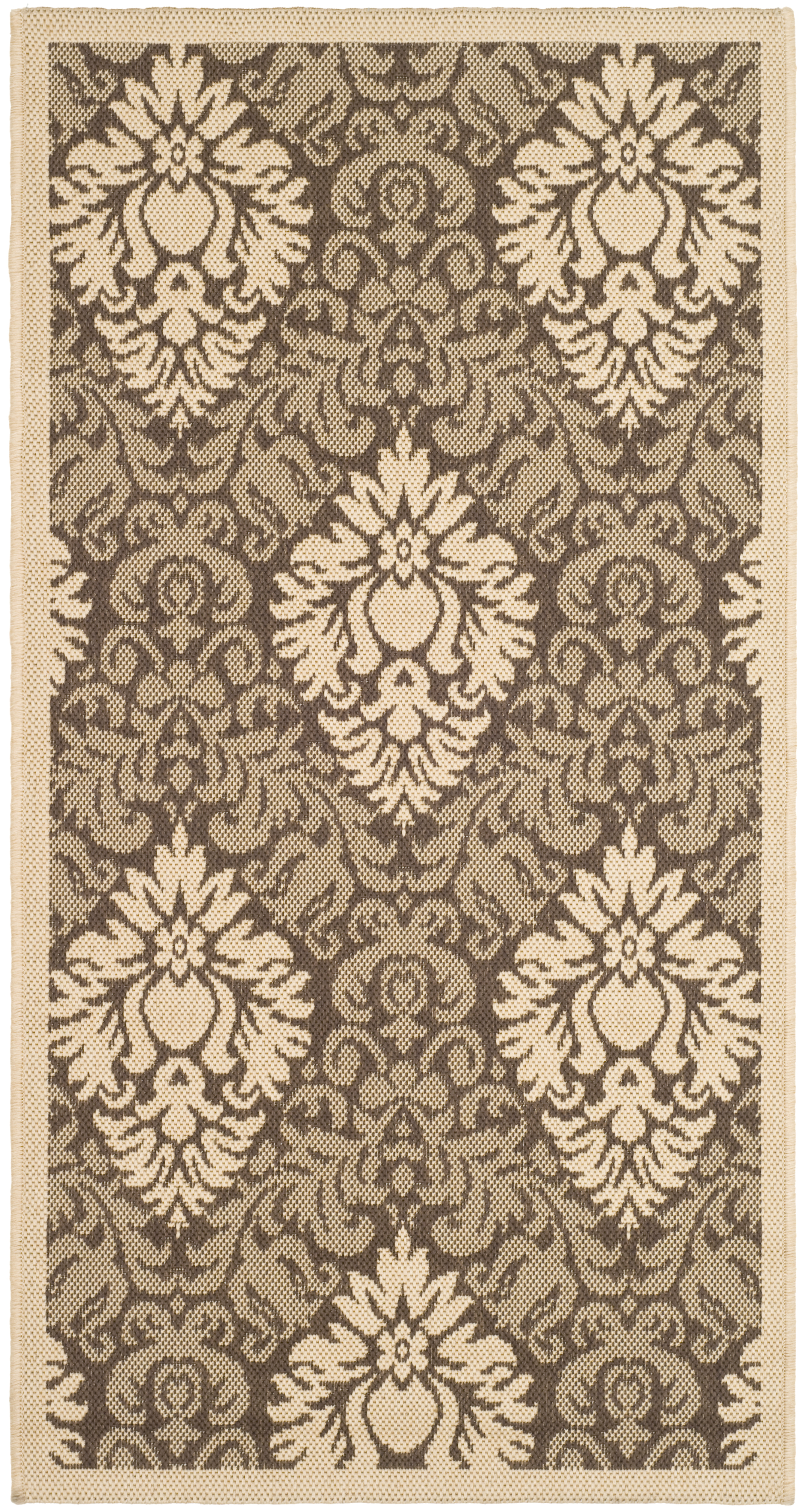 Safavieh Indoor / Outdoor Brown / Natural Area Rugs – CY2714-3009