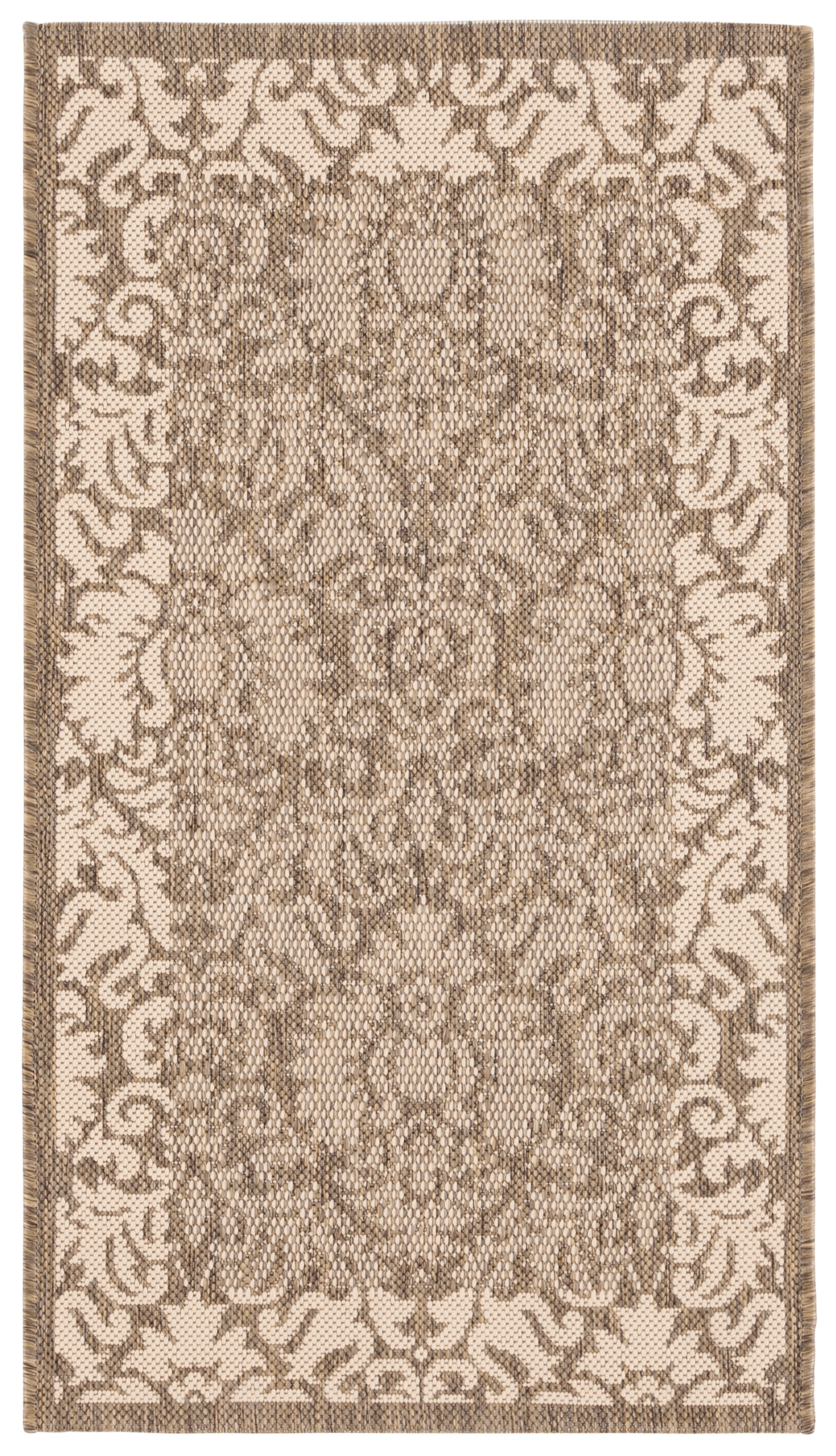Safavieh Indoor / Outdoor Brown / Natural Area Rugs – CY2727-3009