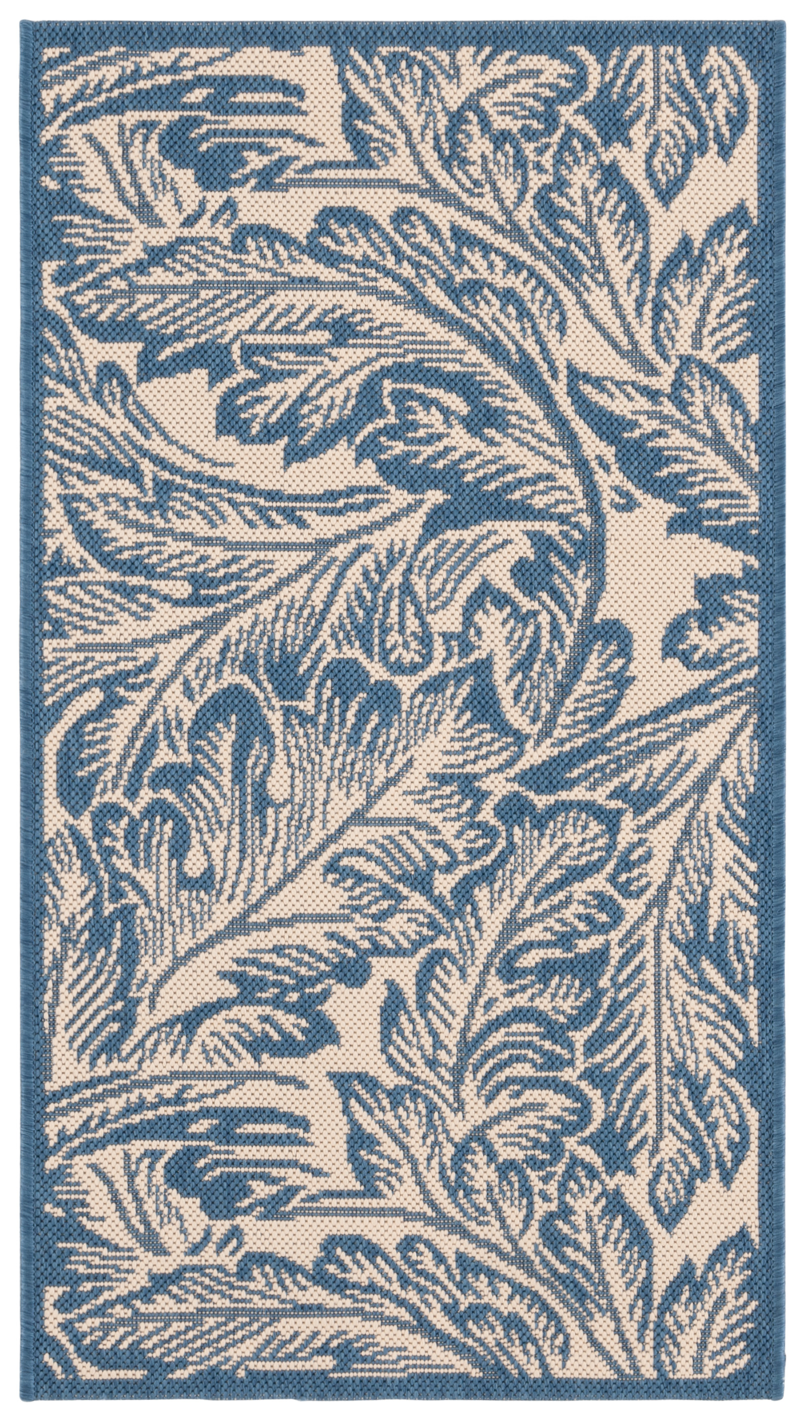 Safavieh Indoor / Outdoor Natural / Blue Area Rugs – CY2996-3101