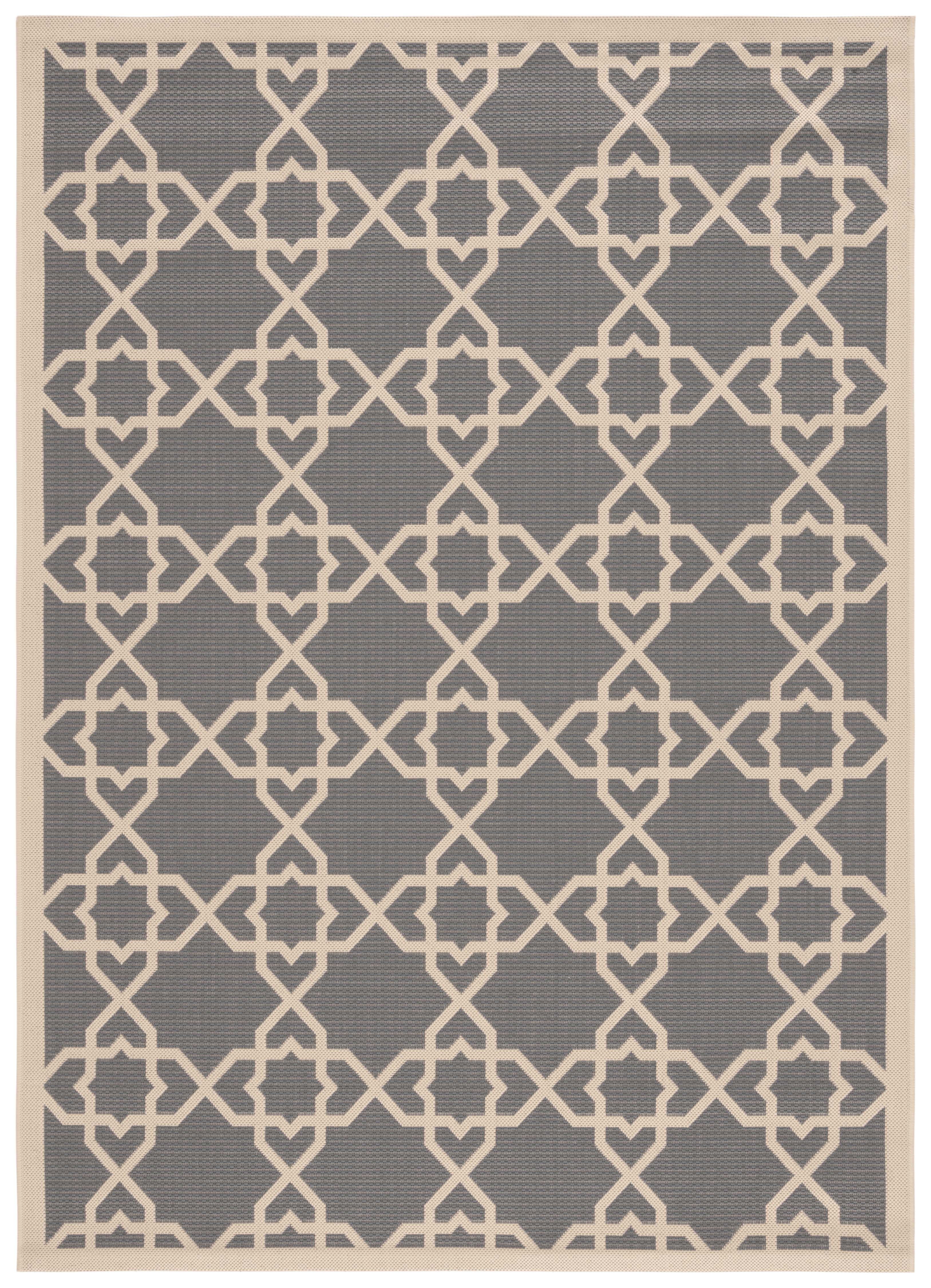 Safavieh Indoor / Outdoor Grey / Beige Area Rugs - CY6032-246 - Picture 8 of 17