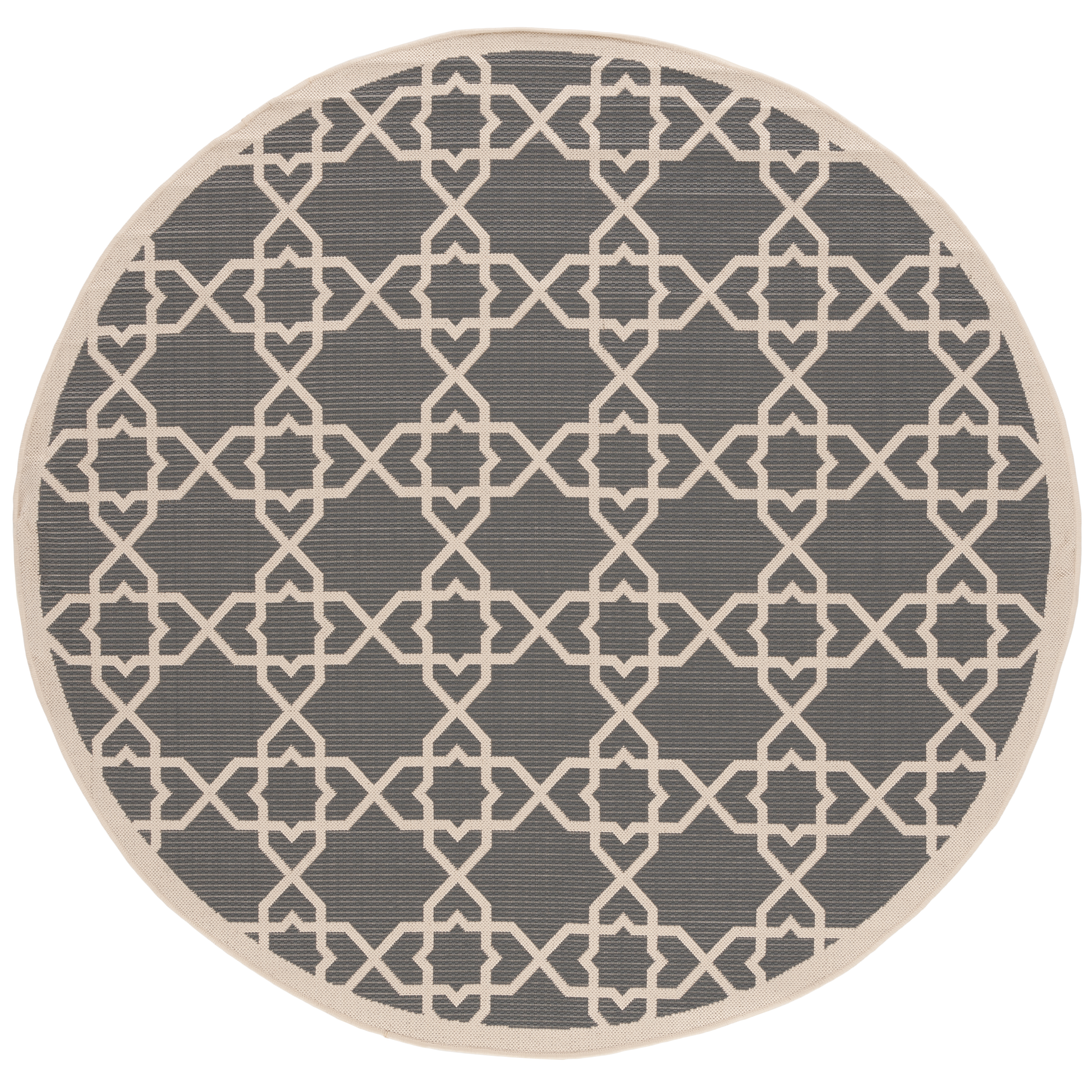Safavieh Indoor / Outdoor Grey / Beige Area Rugs - CY6032-246 - Picture 11 of 17
