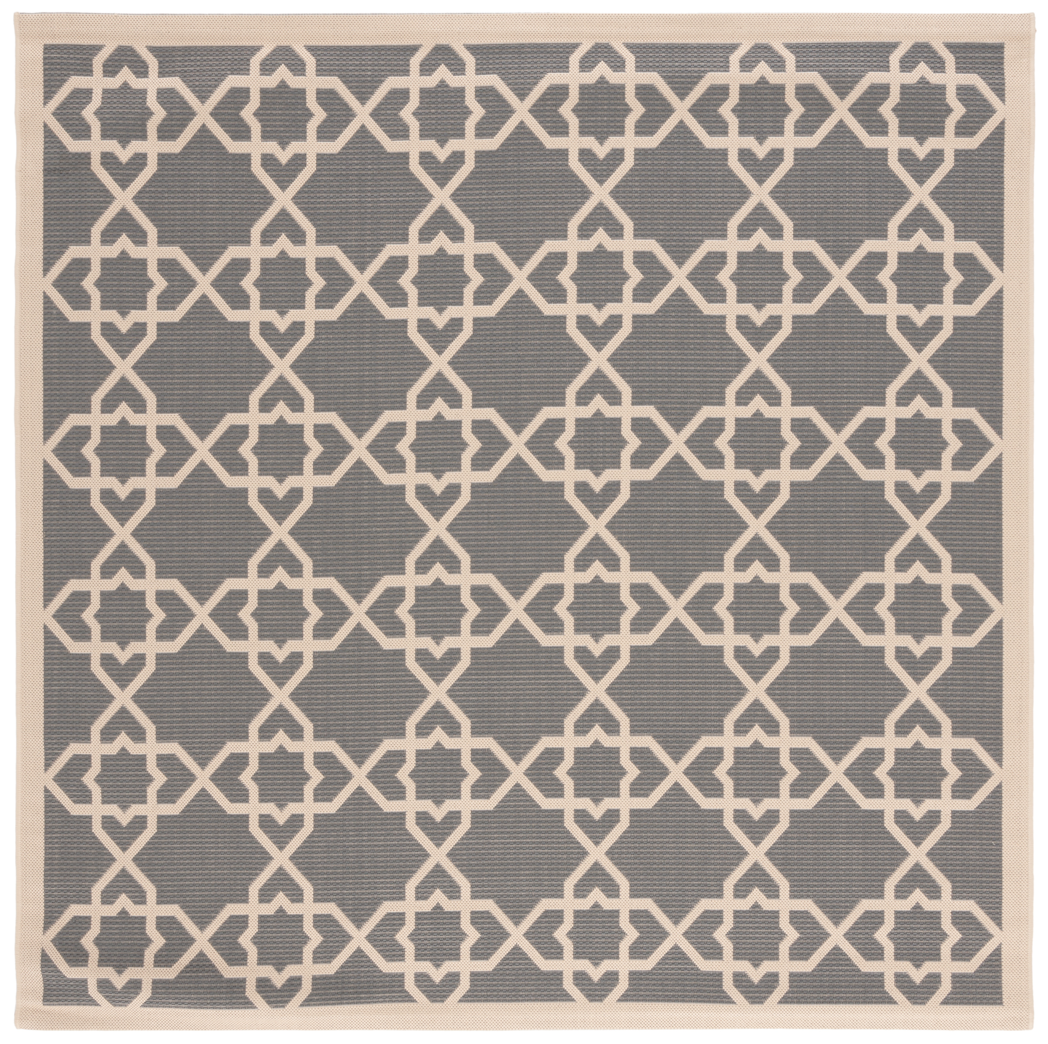 Safavieh Indoor / Outdoor Grey / Beige Area Rugs - CY6032-246 - Picture 14 of 17