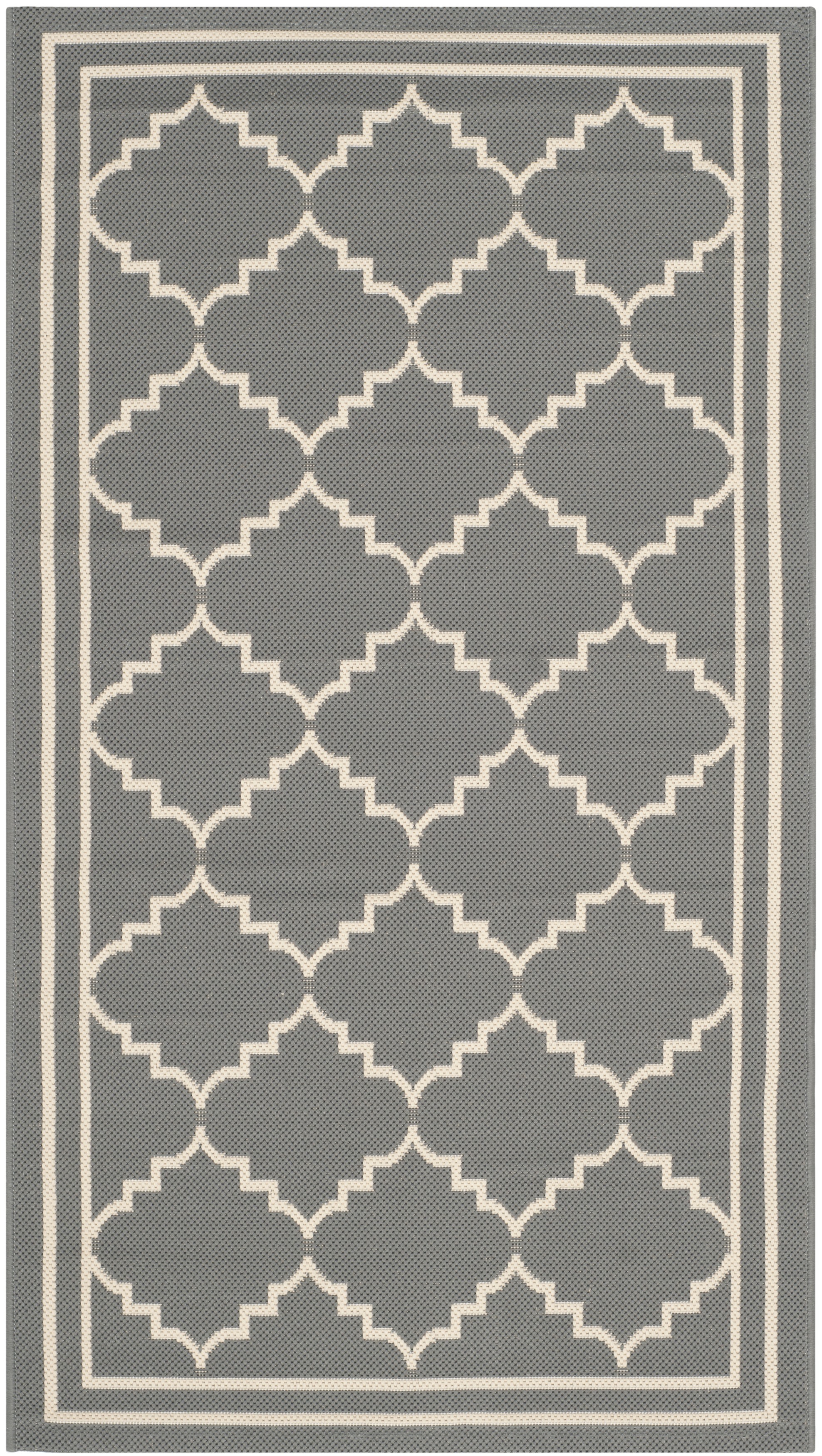 Safavieh Indoor / Outdoor Grey / Beige Area Rugs – CY6889-246
