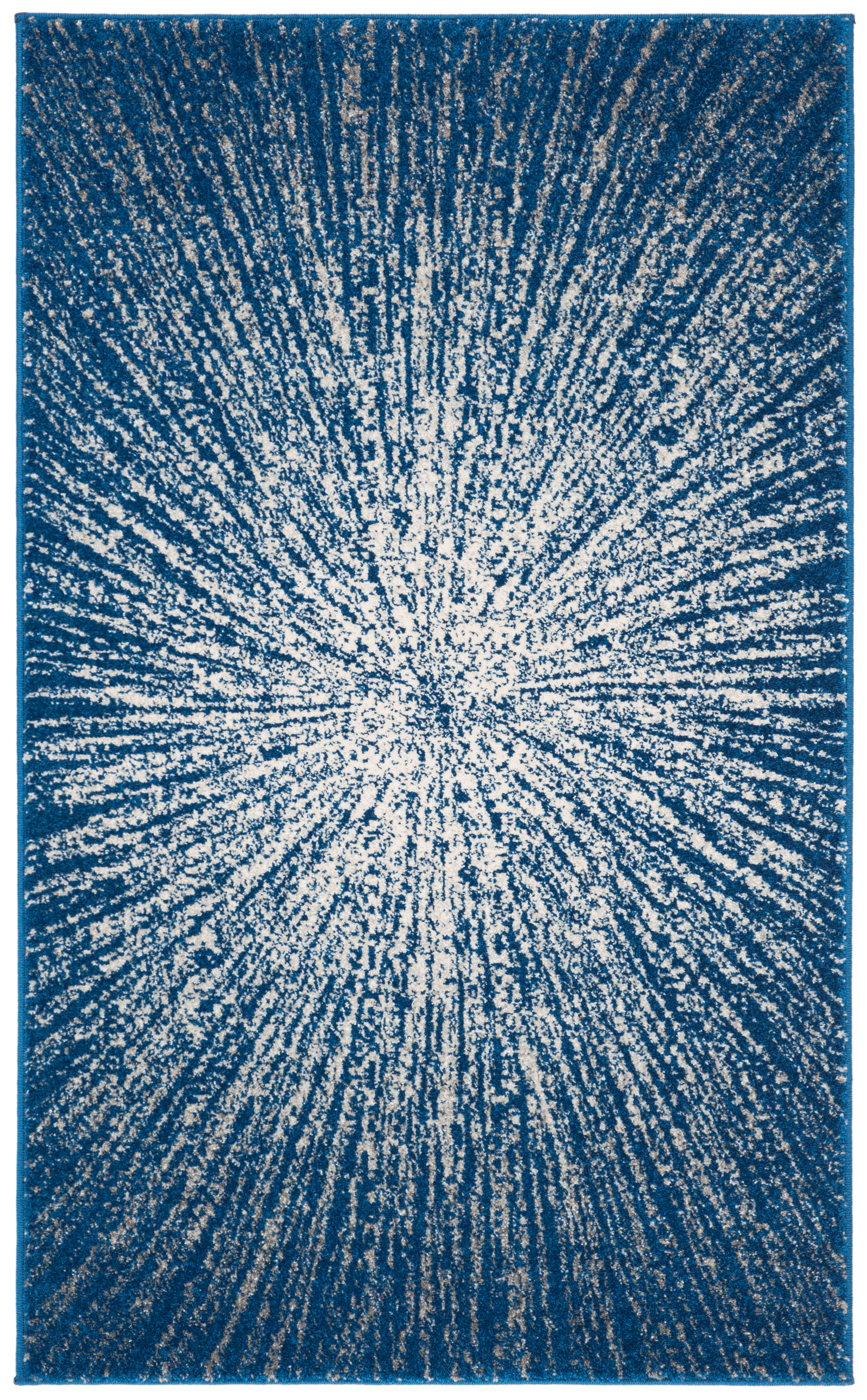 Navy / Ivory Safavieh Power Loomed Evoke Area Rugs – EVK228N