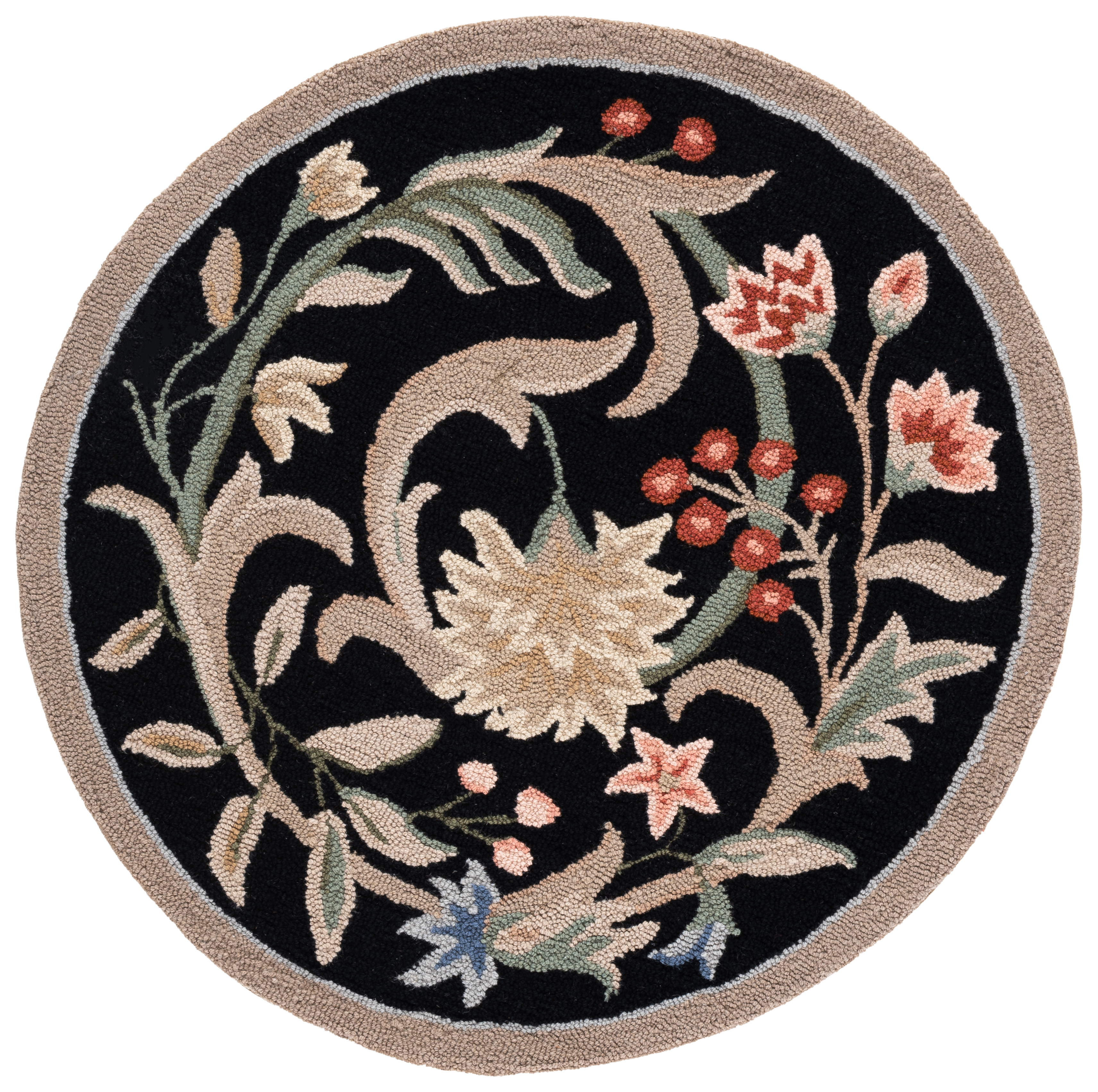 Safavieh Chelsea Ivory/Black 2 ft. 6 in. x 12 ft. Runner Rug-HK125A-212 - The Ho